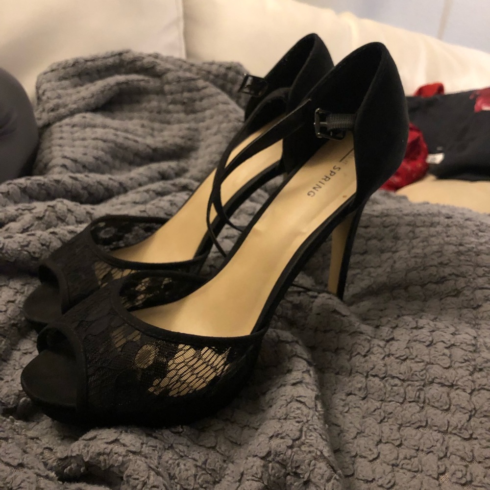 Call it Spring Lace Heels